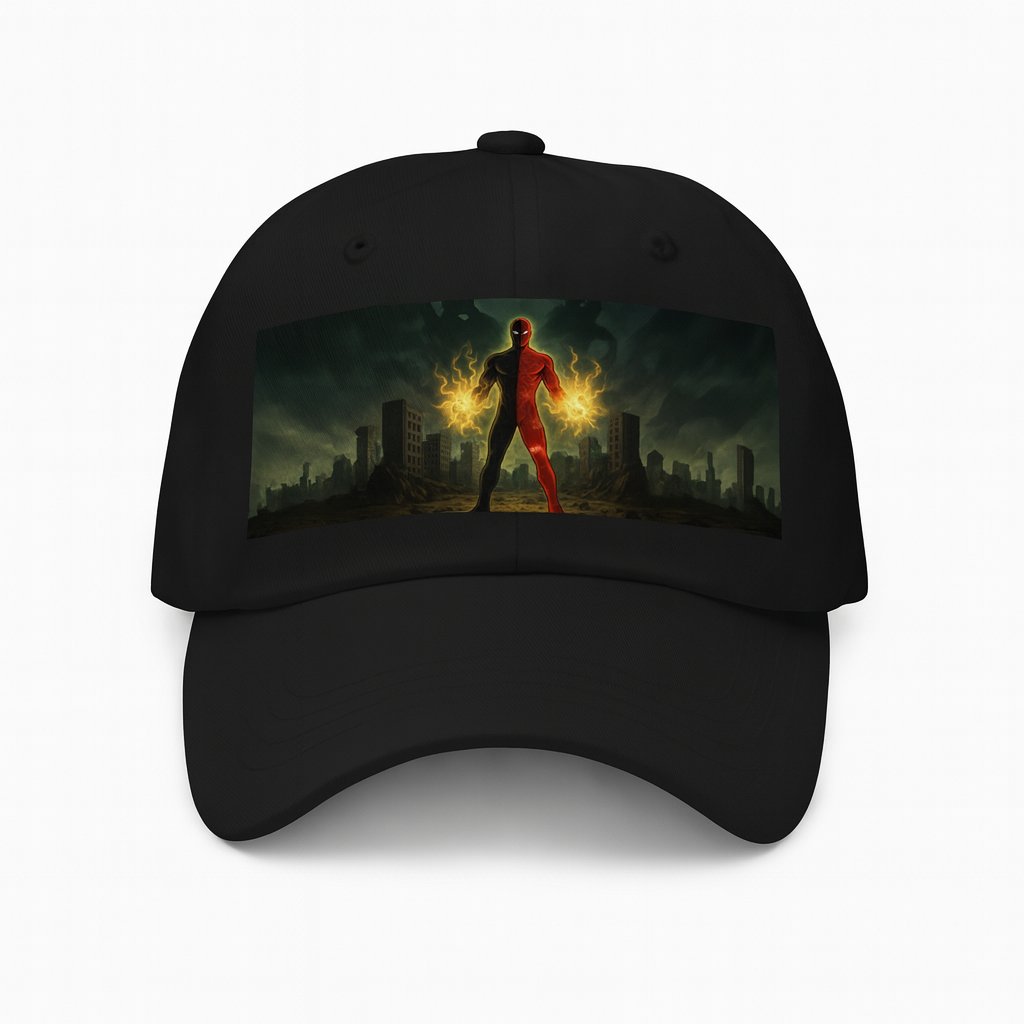 Gorra estilo urbano con diseño original de El Hombre Magnético