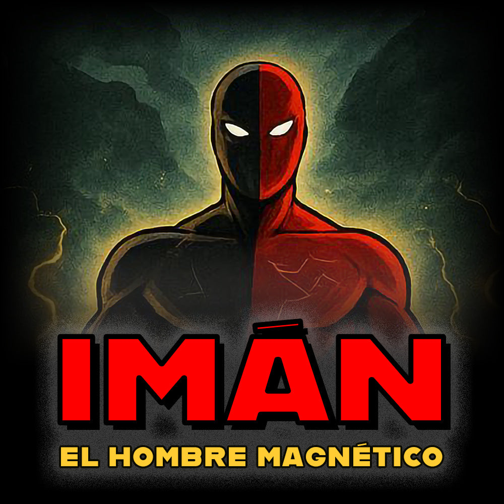 Logotipo Iman el Hombre Magnetico